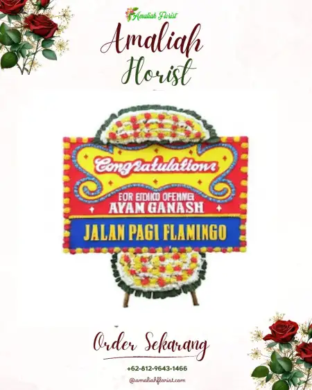 Sewa Papan Bunga Qurnia Mataram
